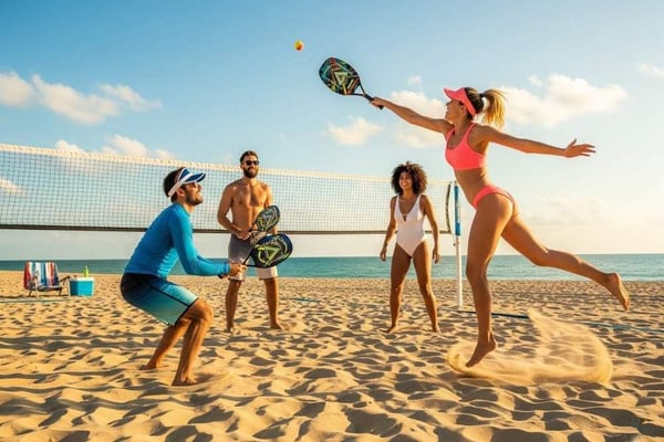 Beach Tennis with Friends photo