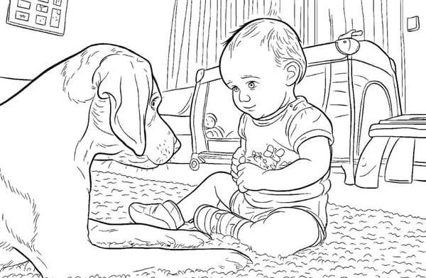 Generated coloring page