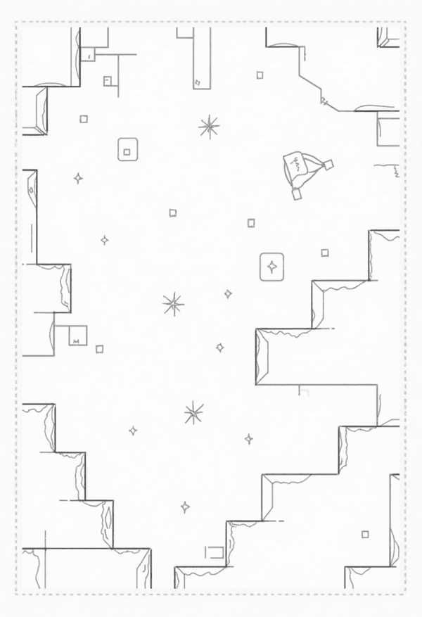 Minecraft mining under the stars coloring page